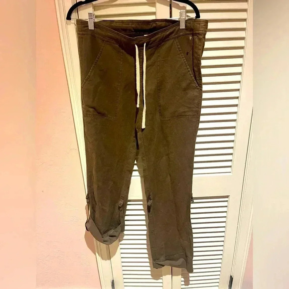 Joie linen/cotton drawstring  cargo pants NWOT - Picture 1 of 6